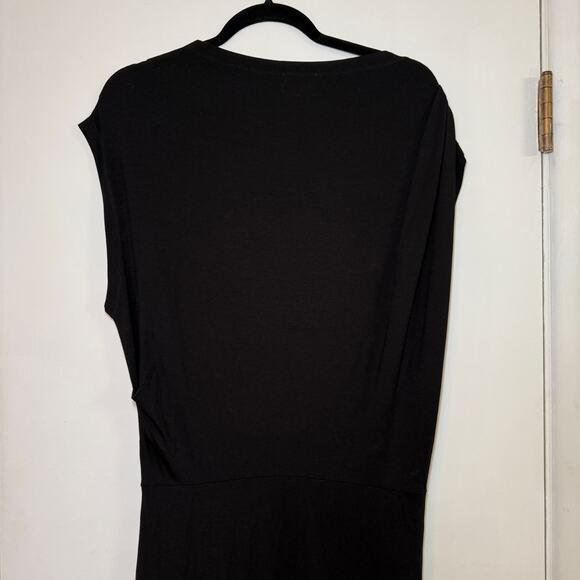Isabel Marant Etoile Naerys Ruched Stretch Jersey Maxi Shirt Dress Sz 42 / 10 - Picture 4 of 15